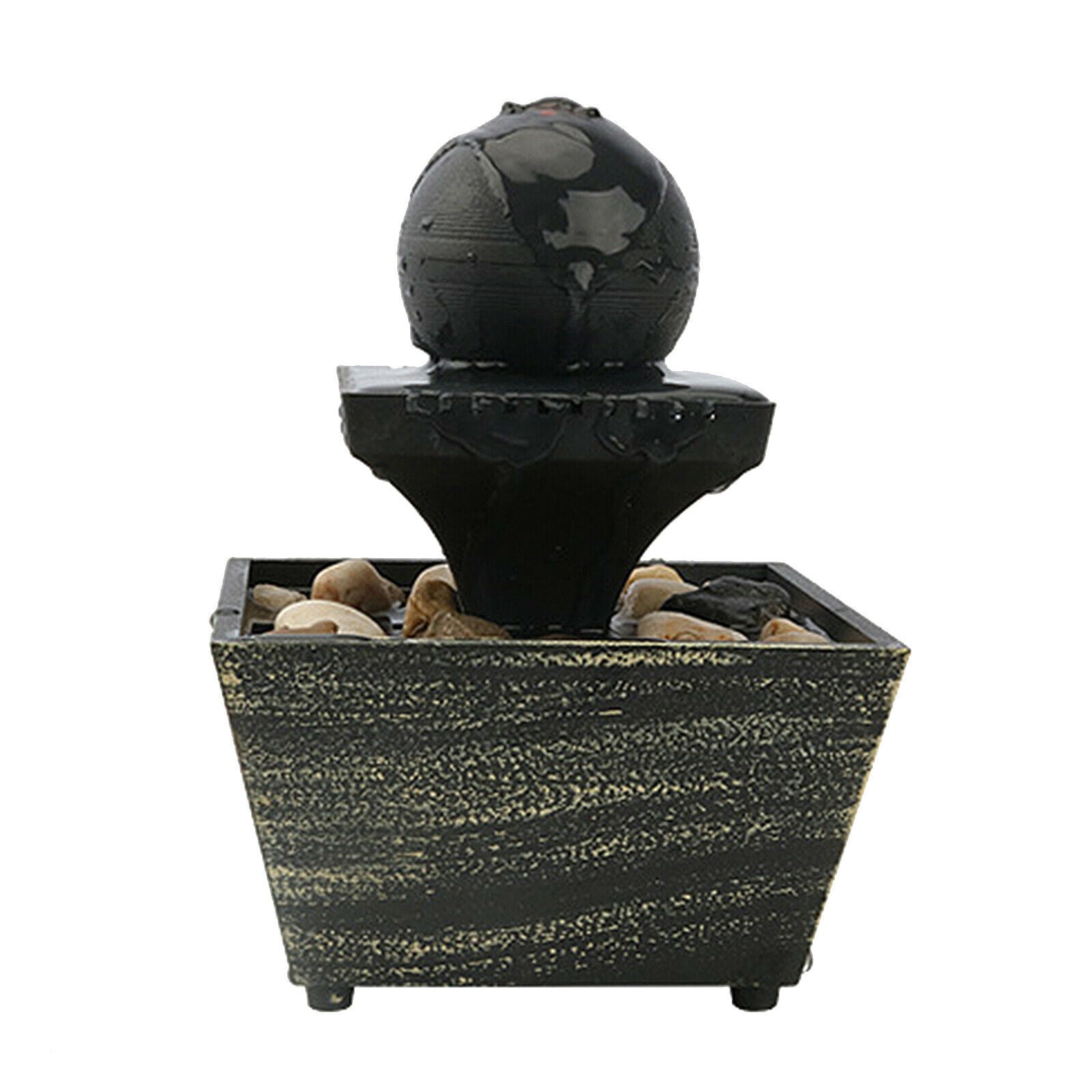 Plastic Small Waterfall Fountain Decoration Ornaments Gift Living Room