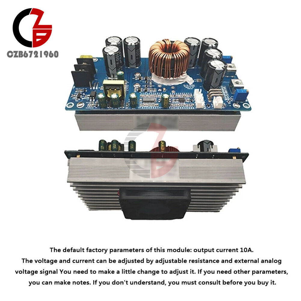 DC-DC Buck Converter Step-Down Power Supply Module in 20-70V Out 2.5-58V 30A