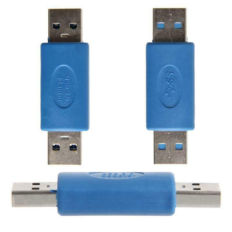 New USB 3.0 A Male To A Male M-M Coupler Adapter Connector
