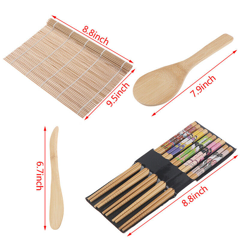 DIY Sushi Maker Set Rice Mold Kitchen Sushi Making Tool Kit Sushi Mold CookiBDA