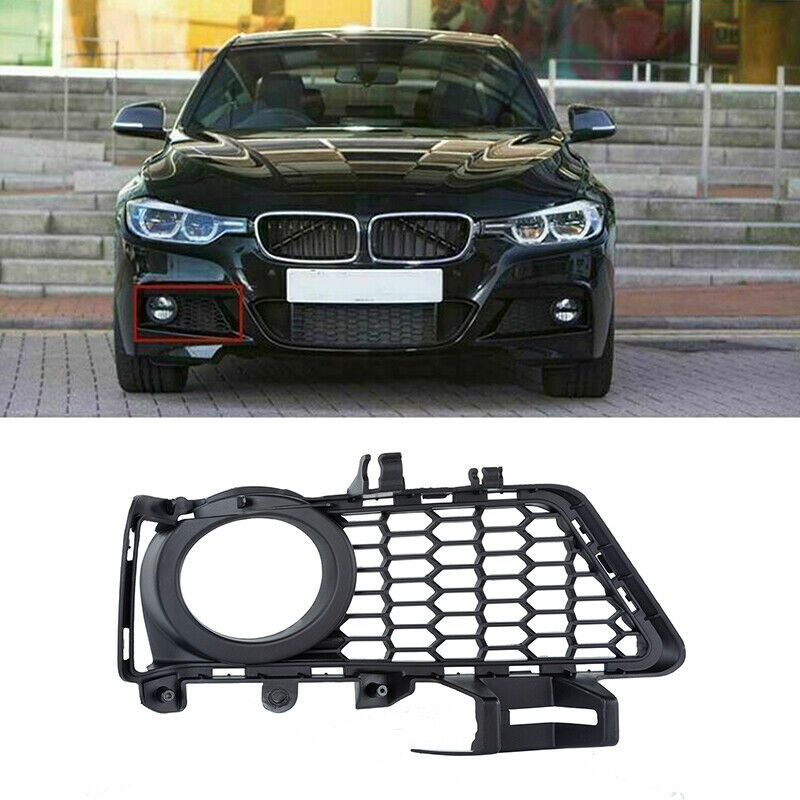 Right Front Bumper Fog Light Grille Cover For BMW 3 Series F30 F31 F35 2012-2018