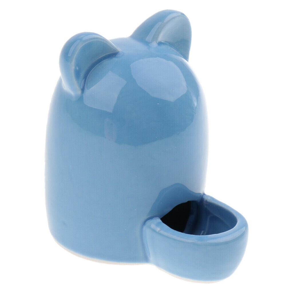Automatic water dispenser water feeder ceramic water bowl for hamster rats