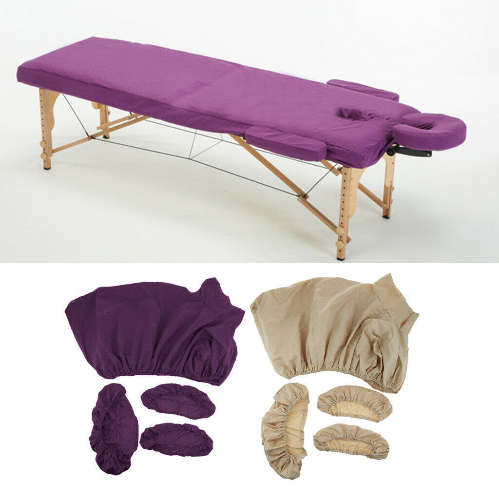 2 Sets Washable Massage Table Bed Sheets Face Cradle Hand Pillow Cover