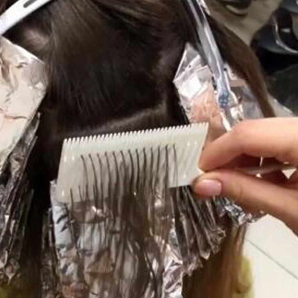 4 Pieces Weave Highlighting Pintail Foiling Fine Hair Comb Salon Dyeing