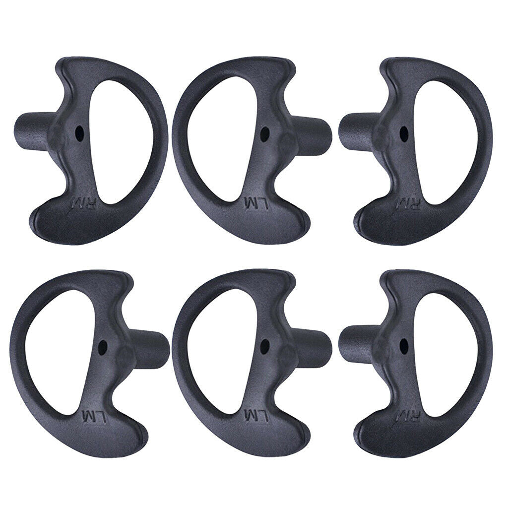 6x Silicone Ear Bud for Covert Acoustic Tube Earpiece For Two-way Radio