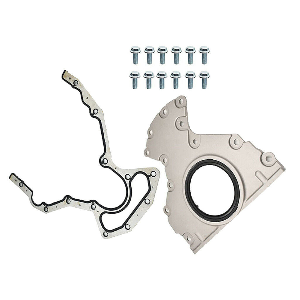Rear main seal kit w / cover gasket 12633579 gasket 12639250