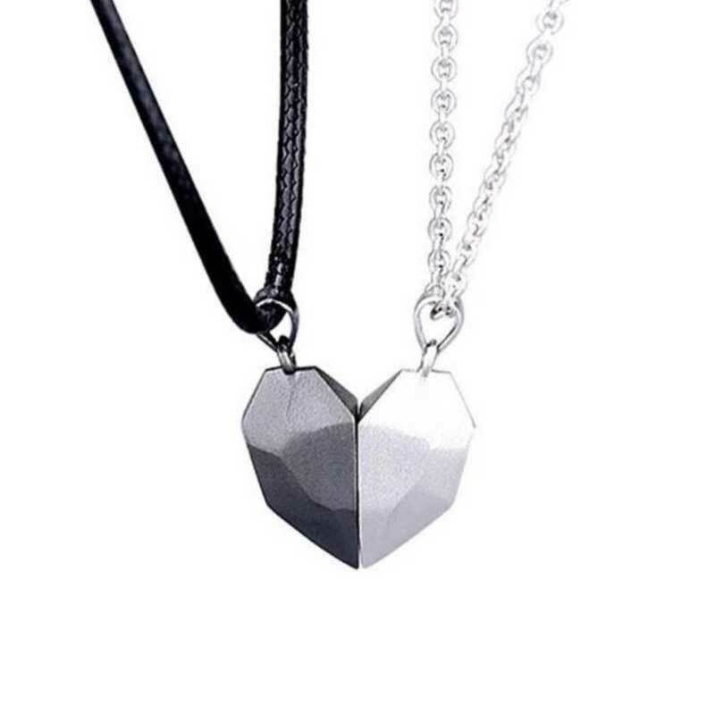 Shop-Story - Challenge Heart: Pendants Magnetic For Couple Shape Heart