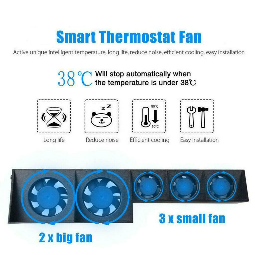 External Super Cooling Fan - Turbo Cooler Black for   4 Pro