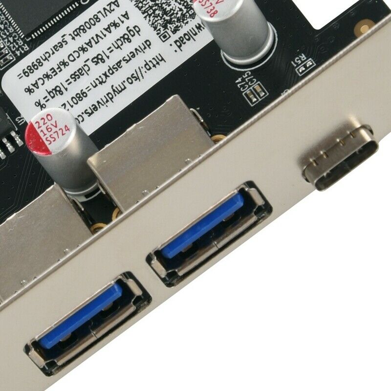 Usb 3.1 Type C Pcie Expansion Card Pci-E To 1 Type C And 2 Type A 3.0 Usb AdapI2