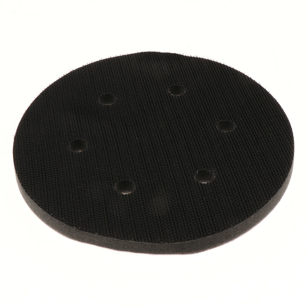 4 Pieces 6-Inch 6 Holes Soft Sponge Interface Pads Back-up Sanding Pad Tool