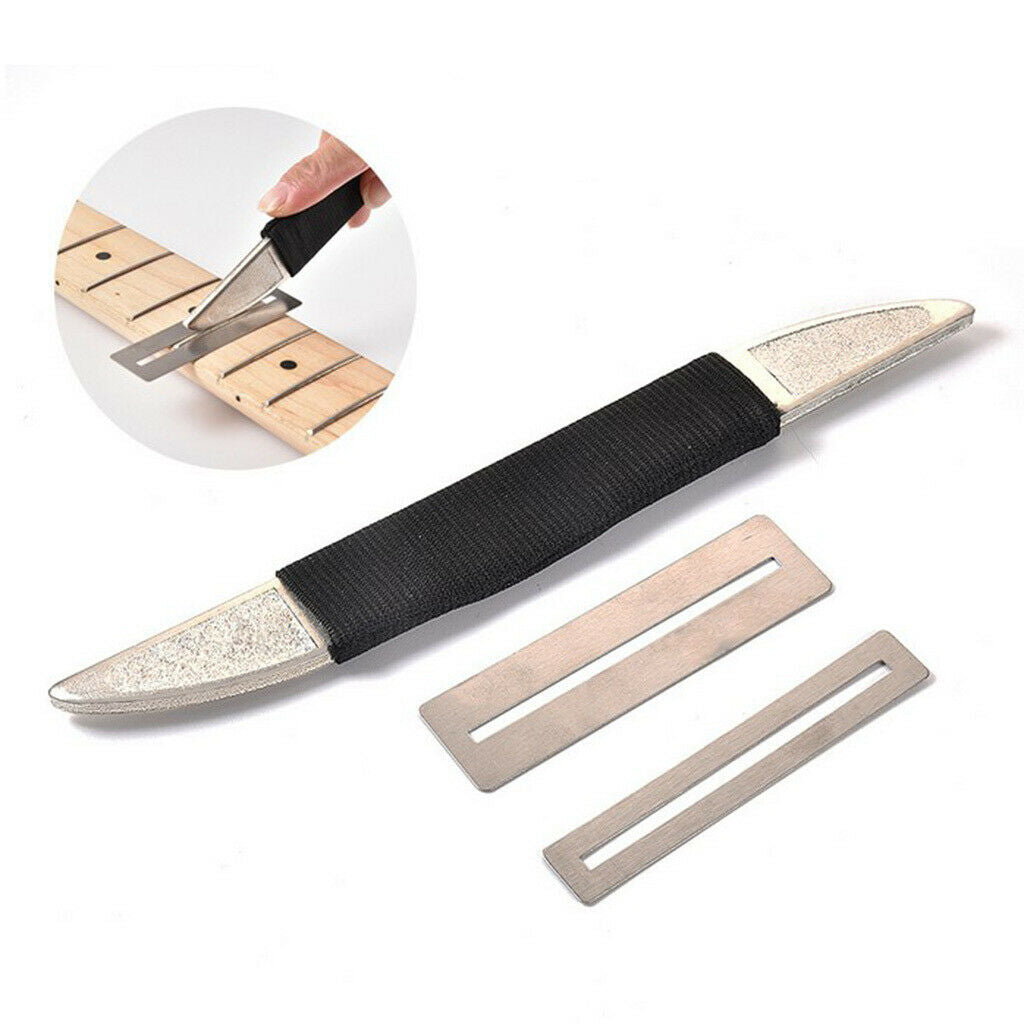 Guitar Luthier Tools Fret Crowning Dressing File Fingerboard Guards Set