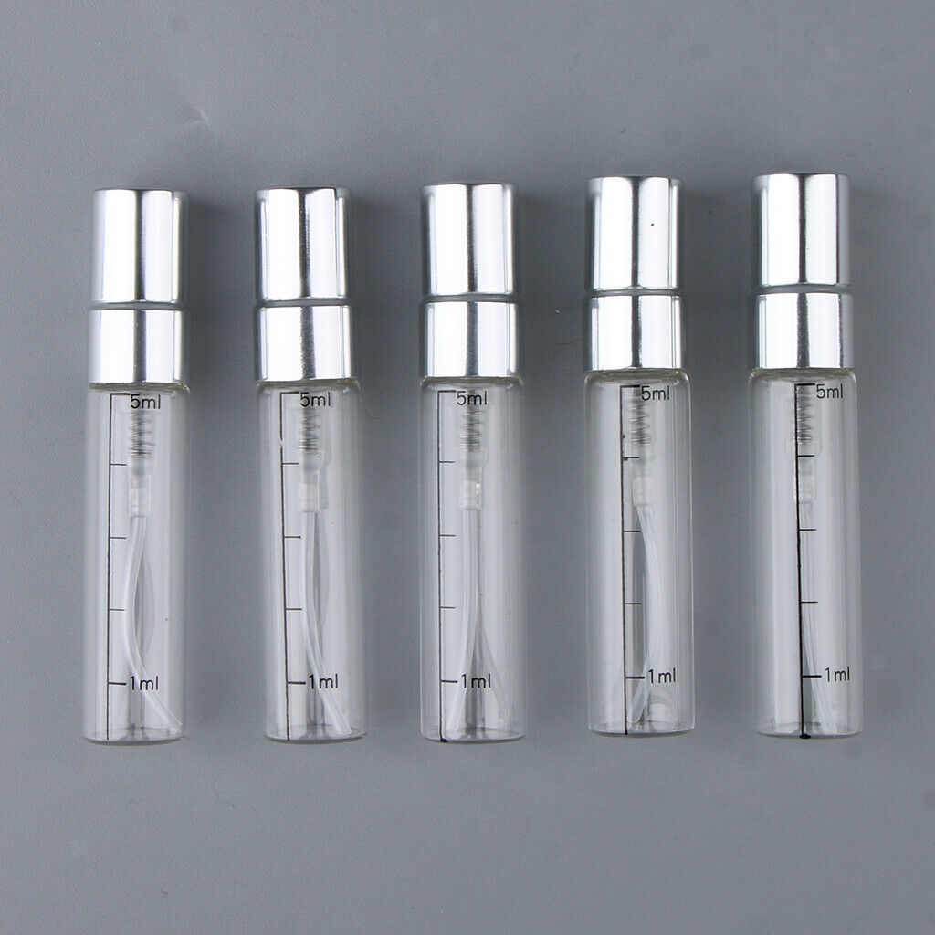 10 Pack 5ml/10ml Glass Empty Refillable Replacement Perfume Fragrance Spray