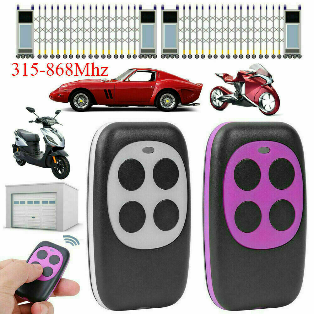 Universal 315-868Mhz Fix Rolling Gate Garage Door Remote Control Duplicator CA