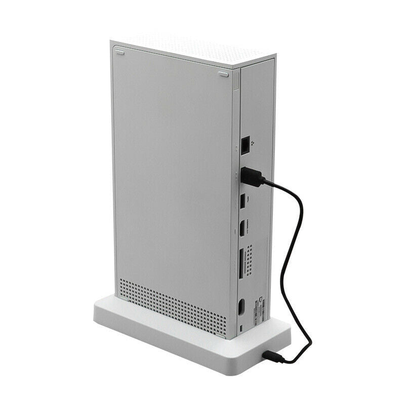 Vertical Stand Holder With 2 Built-in Cooling Fan Dock For Xbox Series S Game