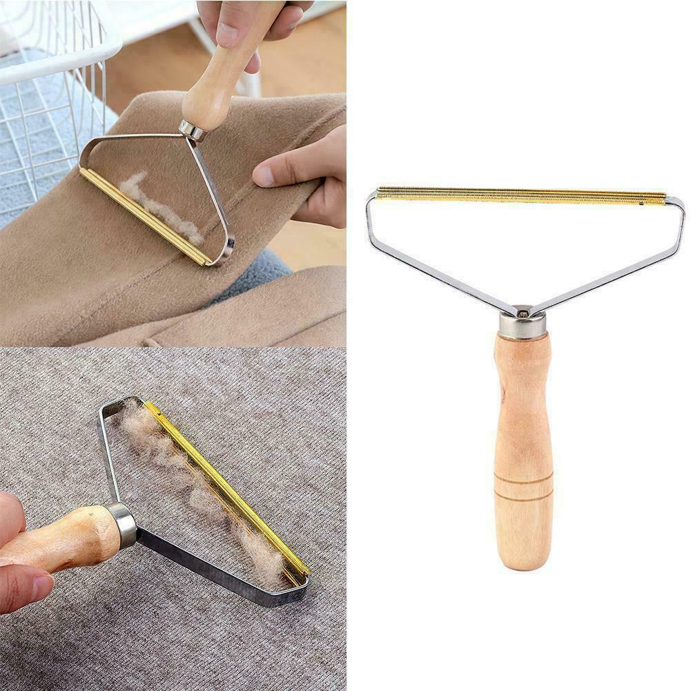 Lint Remover Clothes Fuzz Sortable Metal Fabrics Cleaner Brush Effective O8C5
