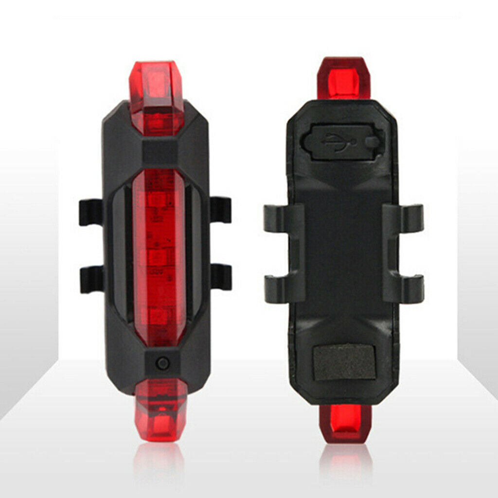 Lots 4 LED Rear Light Portable Taillight High Brightness 4 Mode Waterproof
