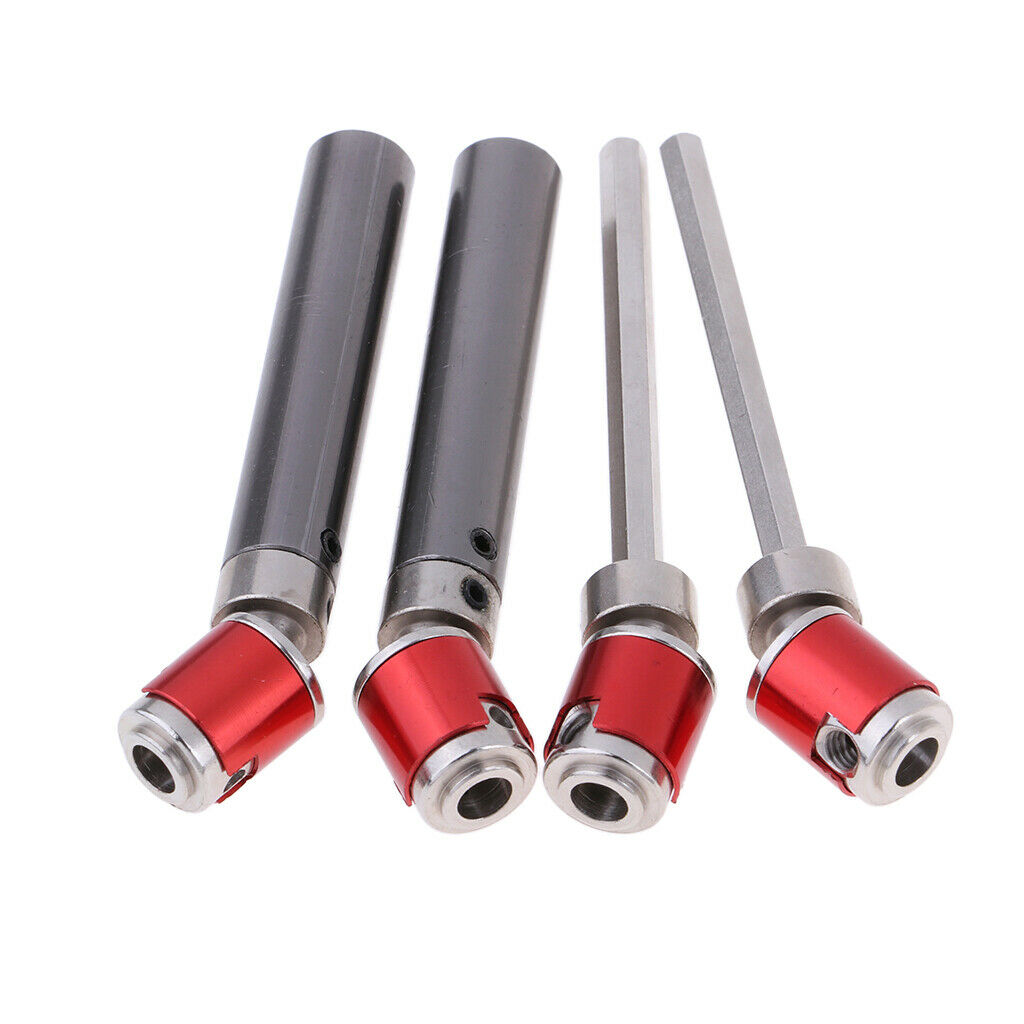 2x 110-138mm Universal Drive Shaft Stainless Steel for RC Crawlers D90 SCX10