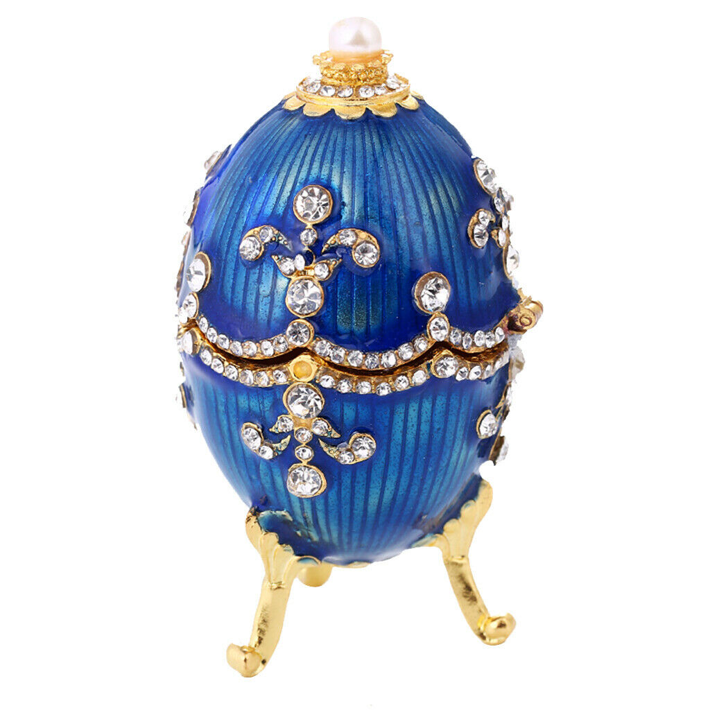 Crystal enamel jewelry jewelry box easter egg storage case