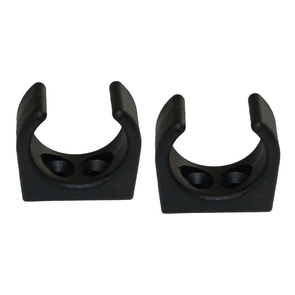 2pcs 1-1/4in Marine Boat Nylon Clips Paddle Rod Holder Storage Brackets