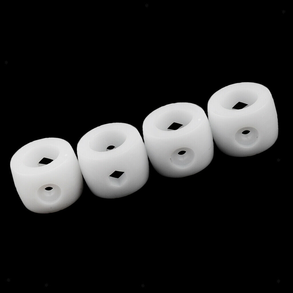 4Pcs 16mm Foosball Table Rod Bumper Buffers for Table Soccer Football -White