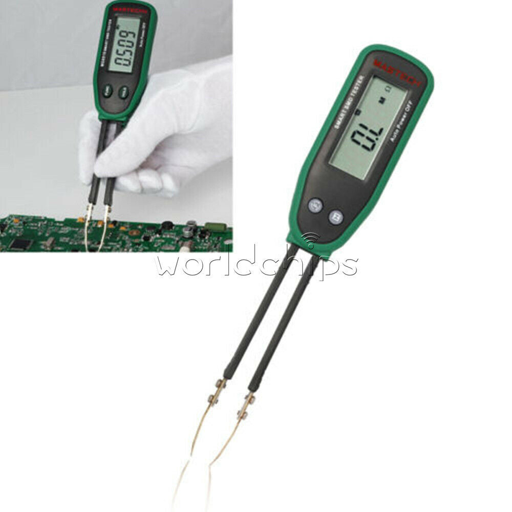 MS8910 Handheld Smart SMD Tester RC Resistor Capacitor Diode Meter With Pins