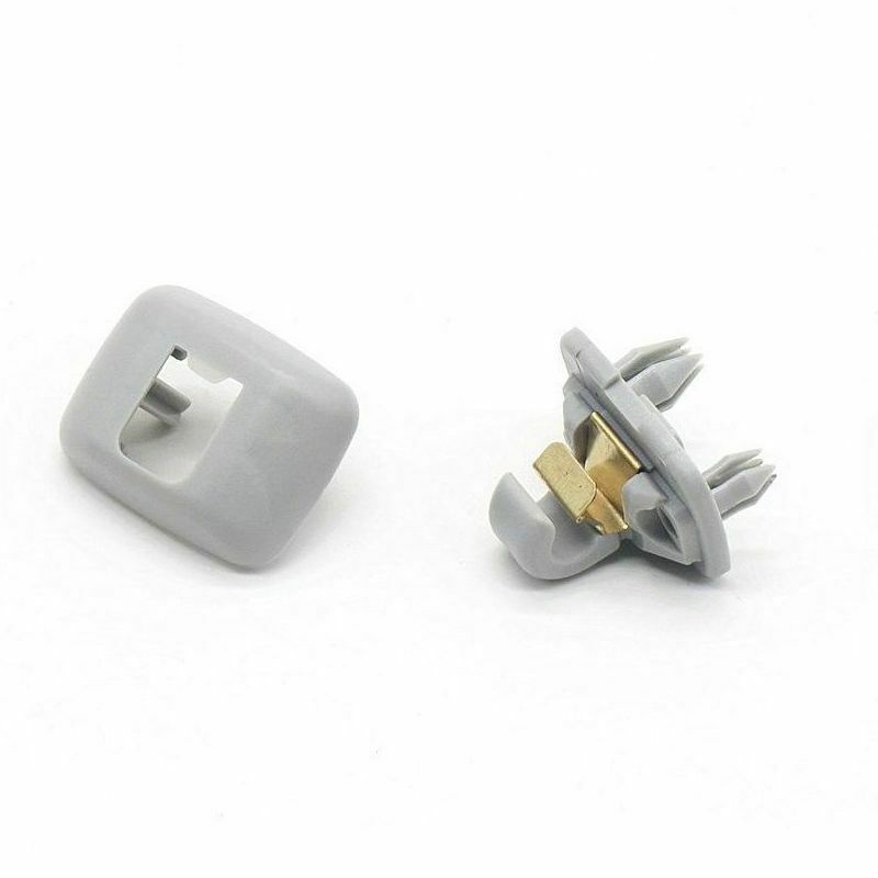 Gray Interior Sun Visor Clip Hook For Audi A1 A3 S3 A4 S4 A5 S5 Q3 Q5 TT QuattU8