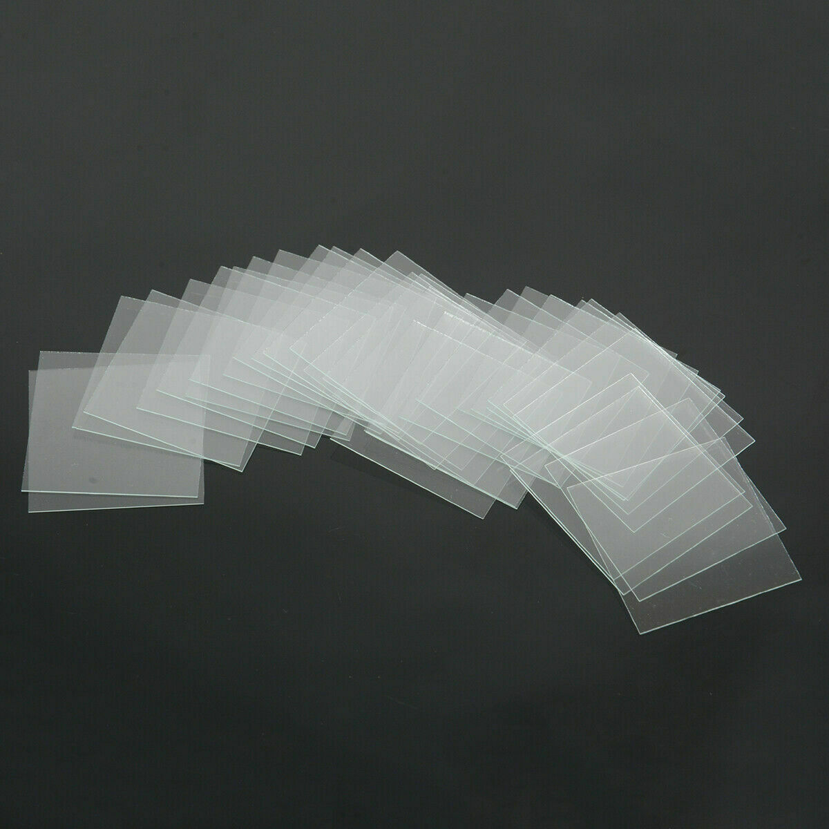 100pcs Square Microscope Cover Glass Set Blank Coverslip Slides Lab Kit 22*22mm