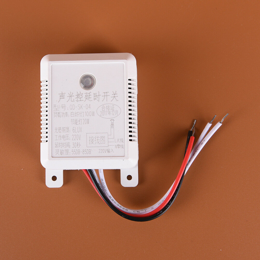 Auto OnOff Light Sound Voice Sensor Switch Sound Voice Sensor Switch Time .l8