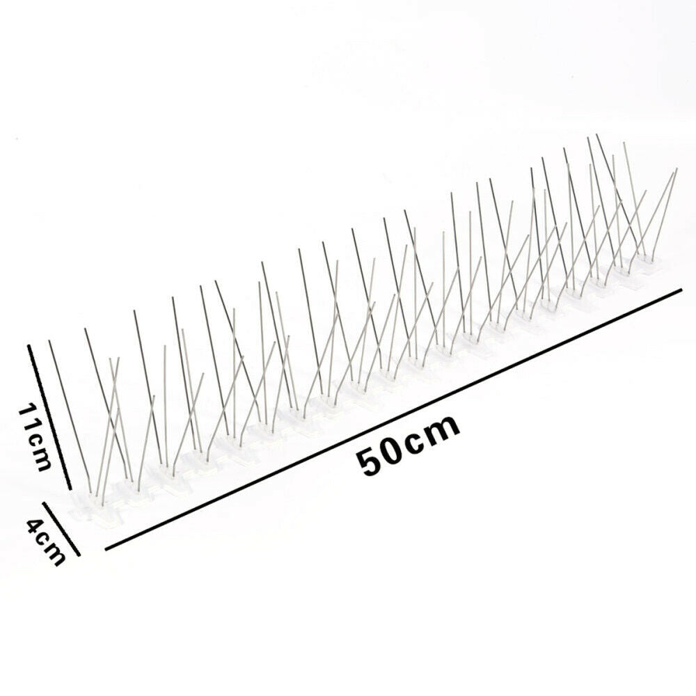 10 Feet Fence Wall Spike Anti-Bird Pigeon Repeller Deterrent Window Perch Pest