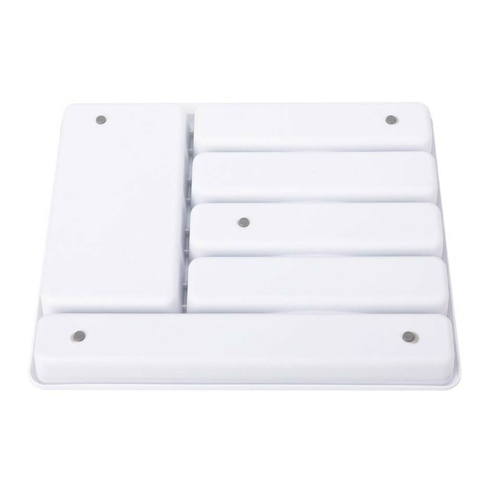 Plastic Kitchen Drawer Divider Tray Insert Silverware Utensils Cutlery Holder