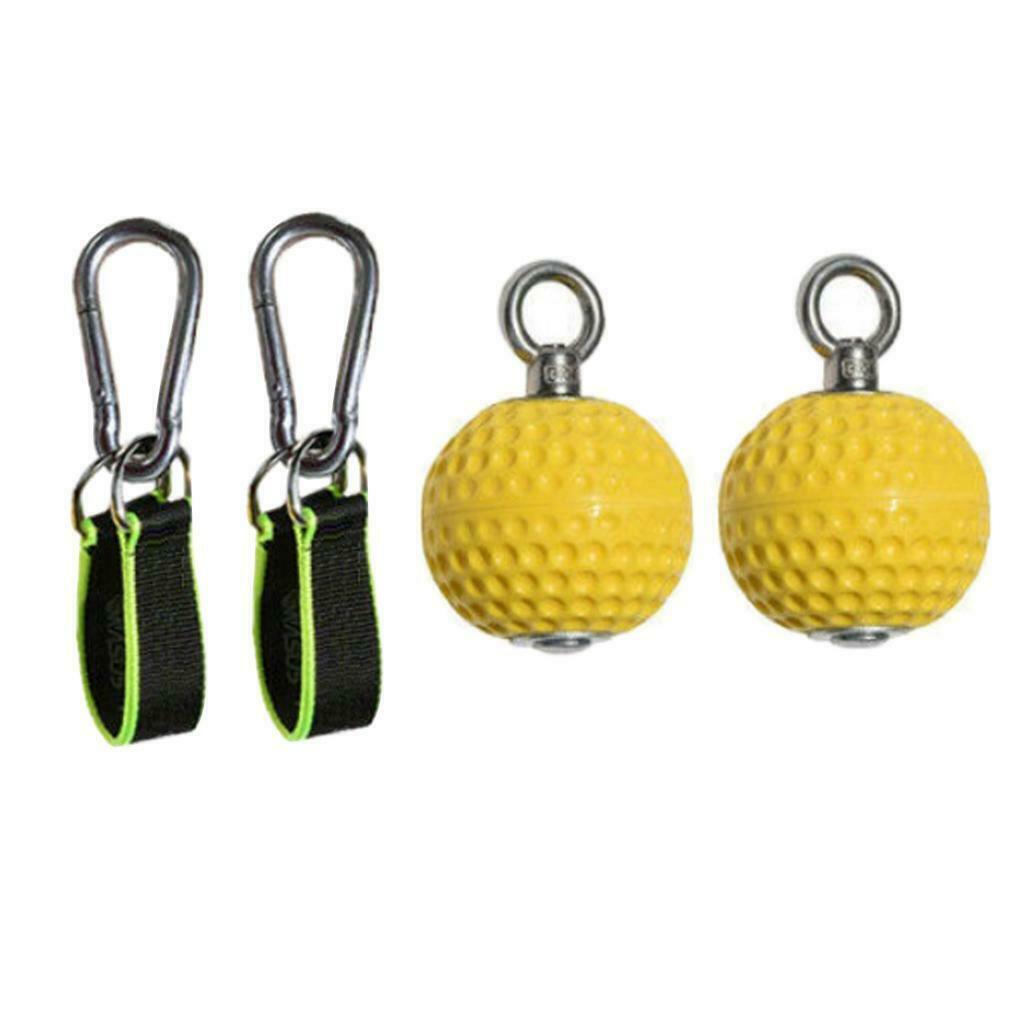 Solid Pull Up Balls 73mm Climbing Grips Arm Trainer Fingers Exercise Bomb