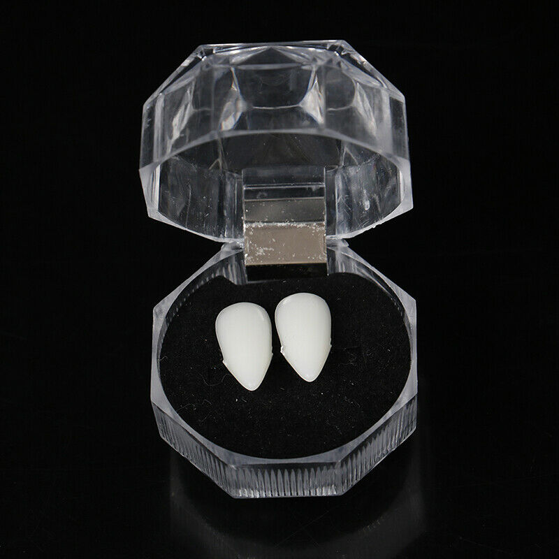 4 pair DIY Halloween Costume Props Masquerade Party Dentures Vampire Teeth Fa DF