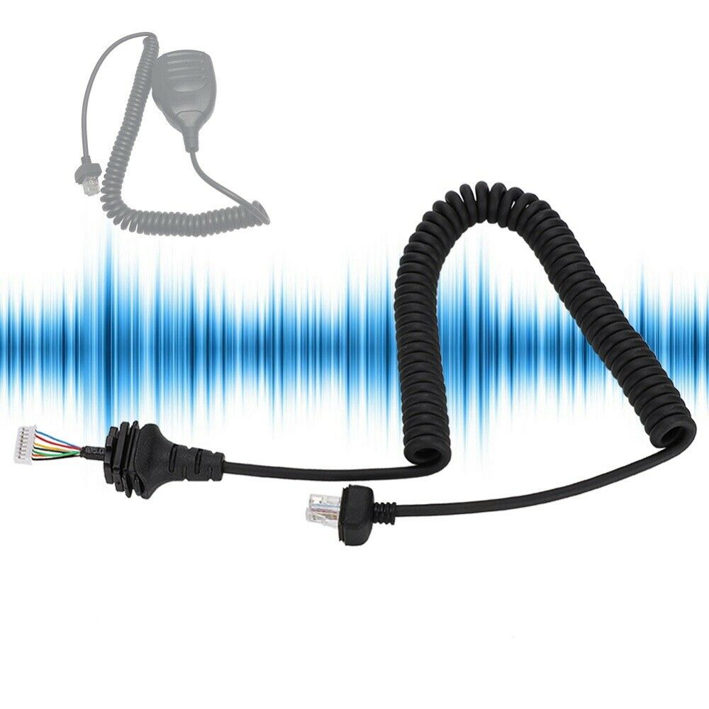 Speaker Mic Hand Microphone Replacement Cable Cord Fit for ICOM Radio Mic HM-152