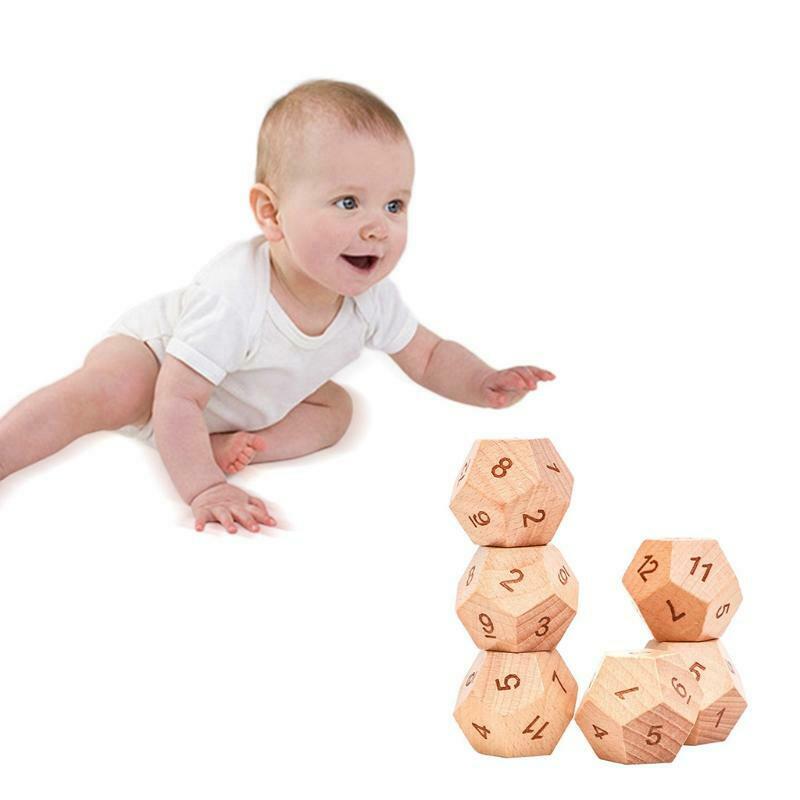 1Set Wooden Board Game Set Sensory Dice Game Indoor Party Game Board Accessory