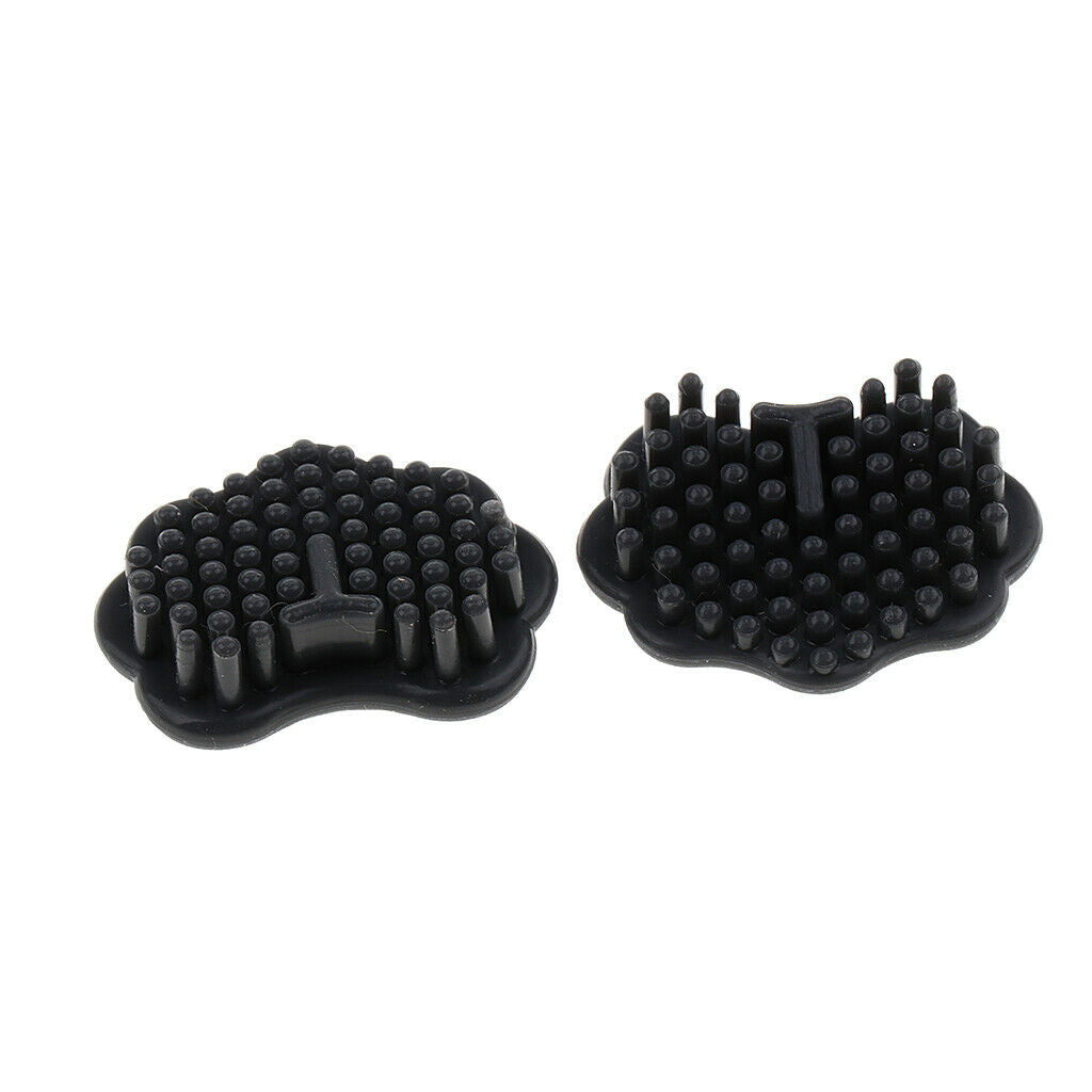 2 Pieces Chinese Erhu Noise Reducer Pad Sound Filter Filencer Pads Black