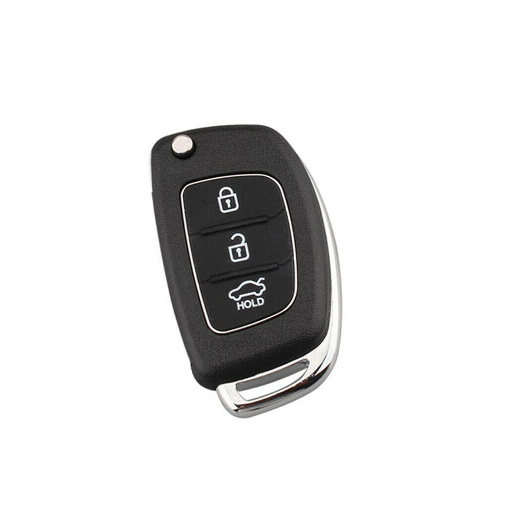 Remote Key Case Fob Cover Uncut Blade For Hyundai ix35 ix45 Series