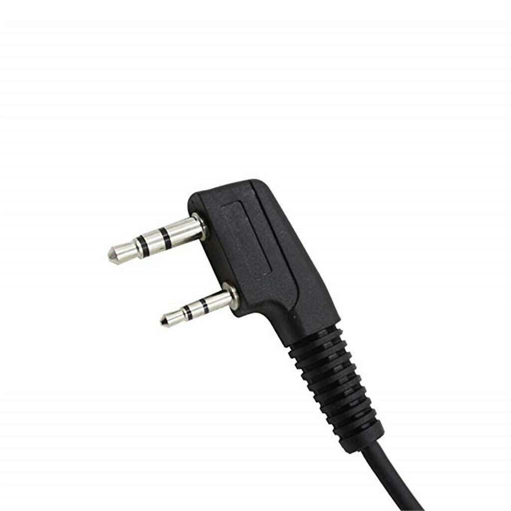 2 Pin Acoustic Tube Earpiece Mic Walkie Talkies Earpiece Radio for