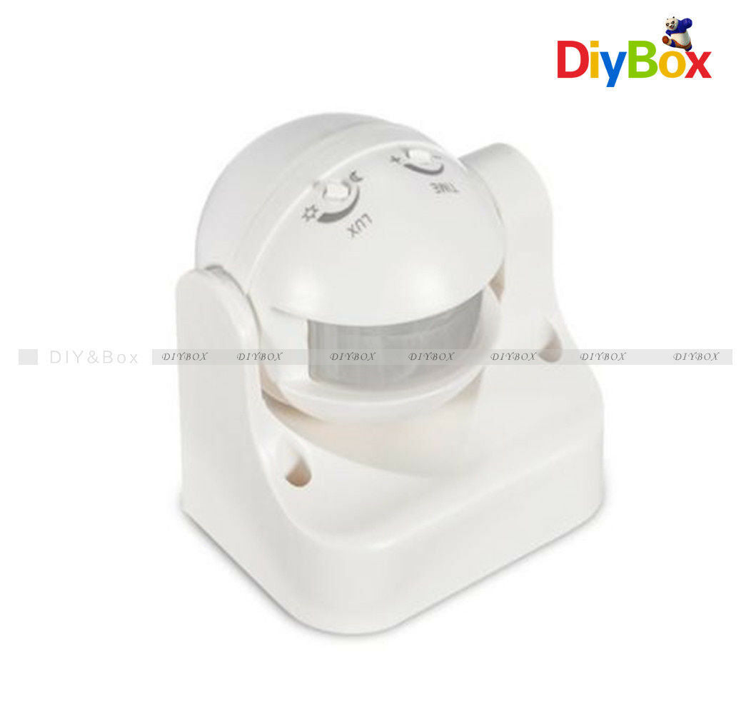 White Outdoor 180° Degree Security PIR Motion Movement Sensor Detector Switch