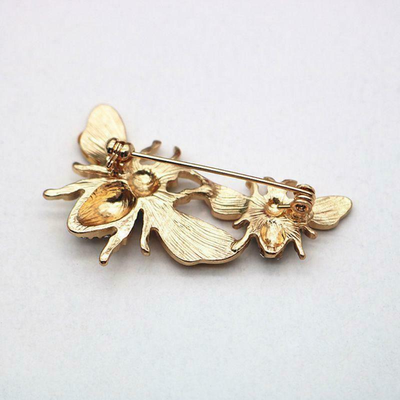 Bee Brooch Enamel Corsage Decoration Jewelry Exquisite Luxury Insect Pins Badge