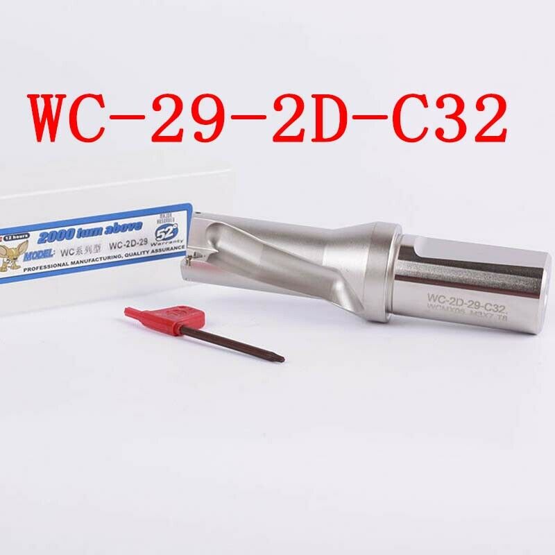 WPD290-32-2D 29mm U drill indexable drill For WCMX050308 U drill insert Φ29