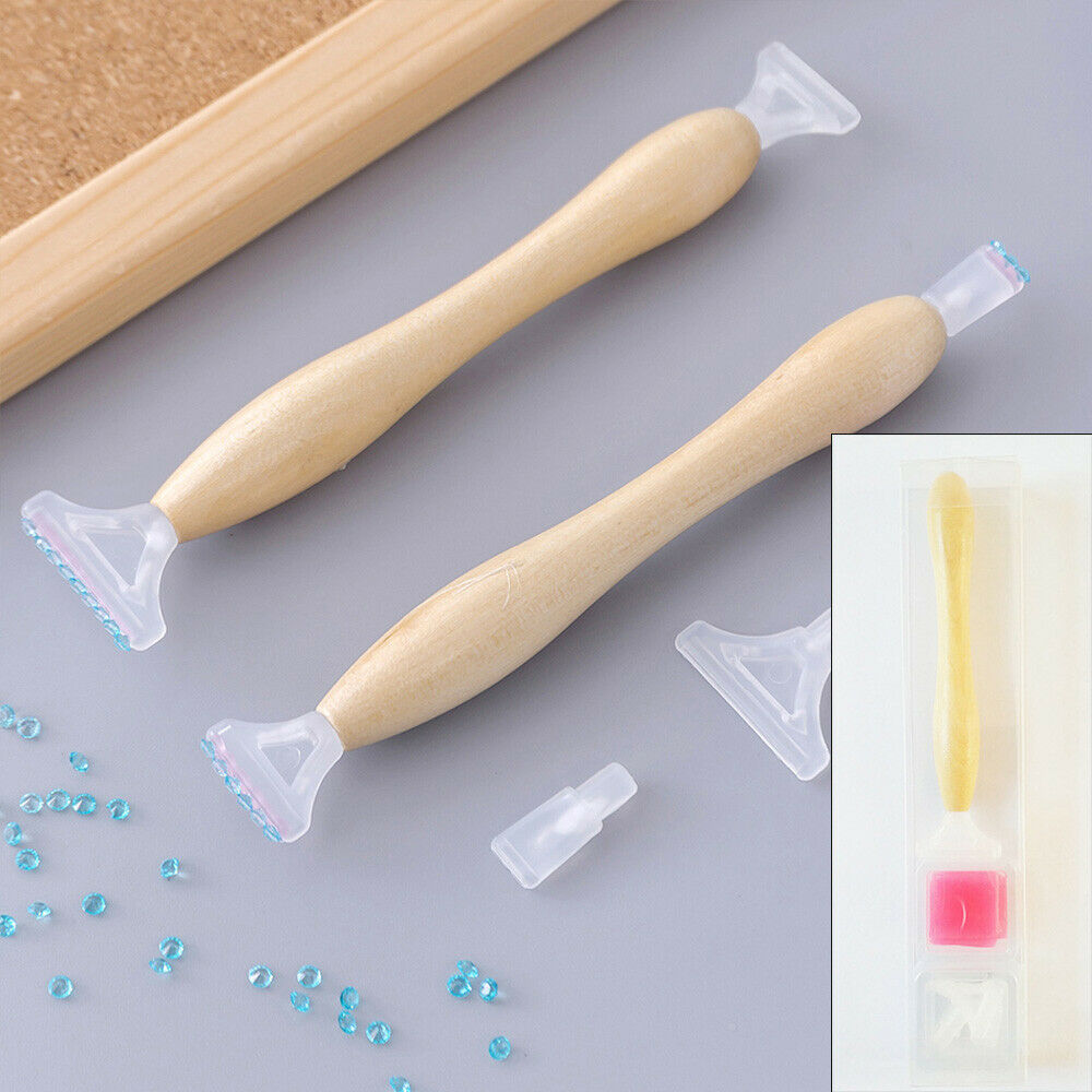 Diamond Painting Tool Wooden Point Drill Pen  Cross Stitch Embroidery Kits Craft