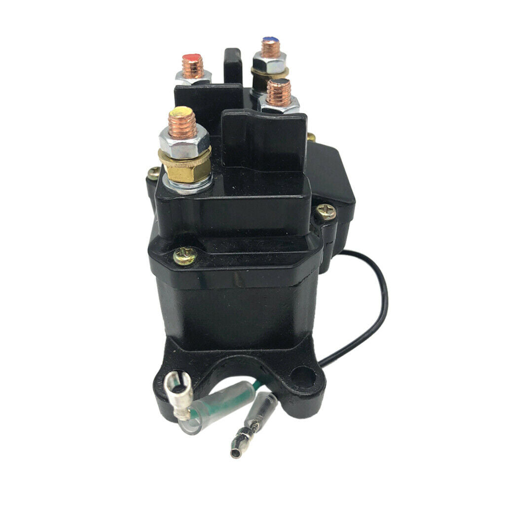 12V 250A Solenoid Relay Contactor Winch Rocker Switch Thumb For ATV UTV