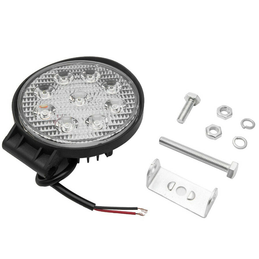 4.5Inch 48W Round LED Work Light Fog Driving Lamp Offroad SUV Spotlight Bar Boat