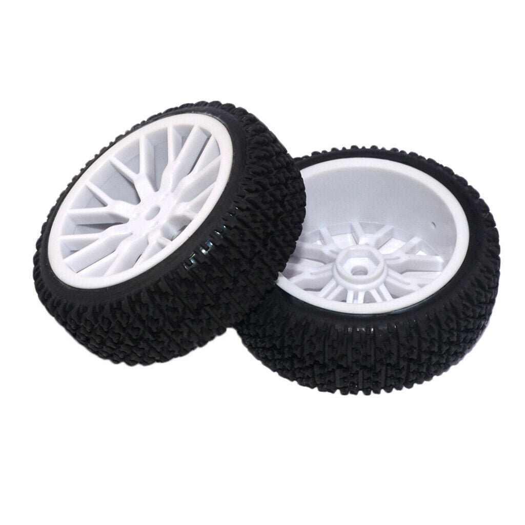 Set of 2 RC Car Tires for Kids Remote Control Car Parts 1:16 Scale