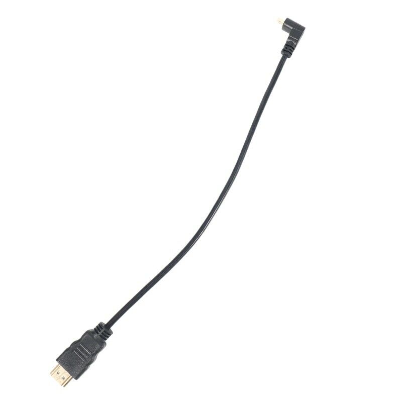 30cm Micro-MI Right Angle Male to MI Male (90 Degrees) - Supports 4k (Type B) X6