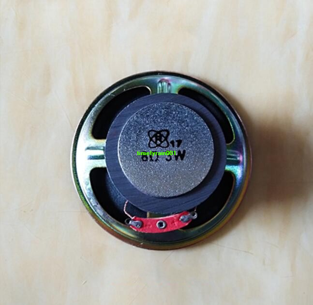 2pcs 3"inch 76MM Round Full range Speaker Loudspeaker paper cone 8 ohms 3 watts
