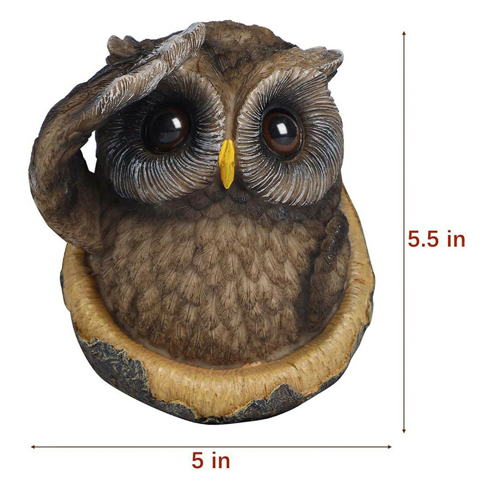 Owl Tree Hugger Art Outdoor Statues Tree Decoration Housewarming Gifts