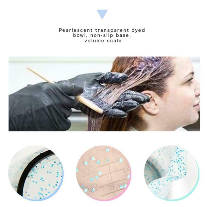Professional Hair Dye Tint Bowl Hair Color Mixing Bowl DIY Hairdressing Styling