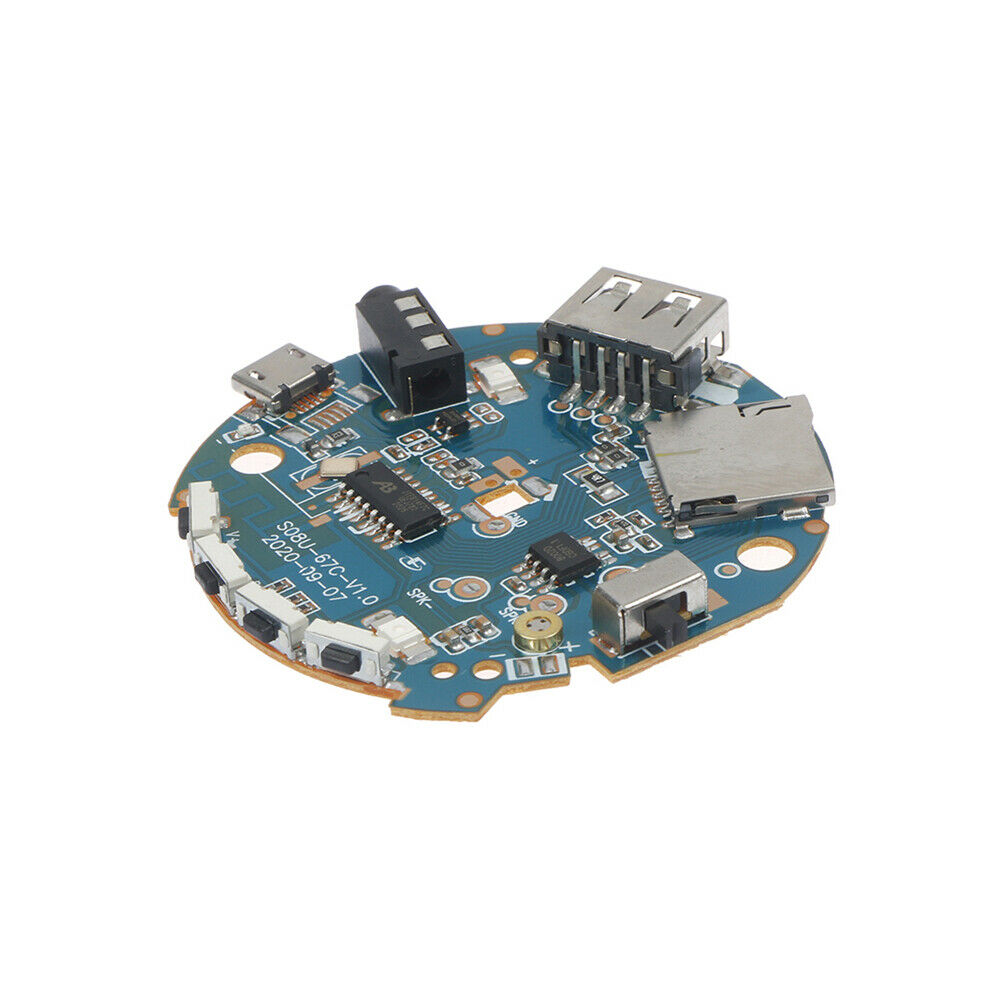 3.7V-5V Multifunction Bluetooth Receiver Audio Amplifier Board MP3 Decoder