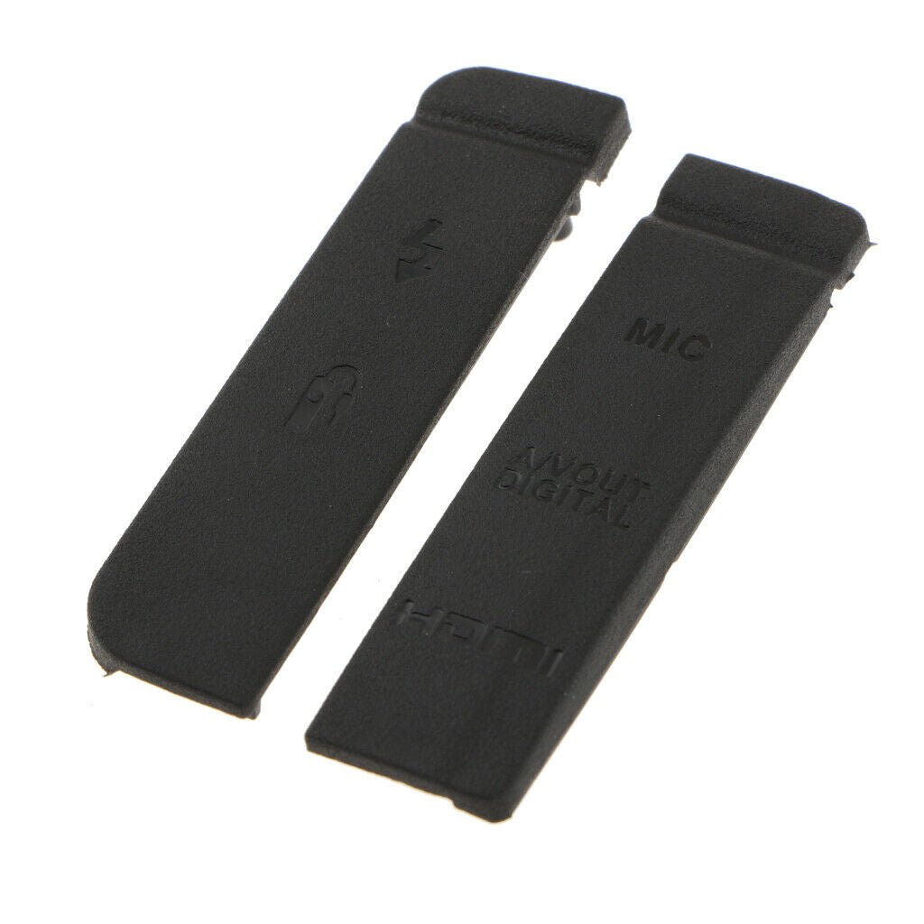 USB Rubber Cover for Canon EOS 7D Port     AV OUT Door Lid Set of 2
